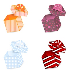 Gift box vector image