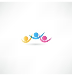 Team icon vector image