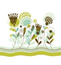 Greeting card vector image