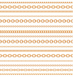 Gold chains snake skin seamless pattern Royalty Free Vector