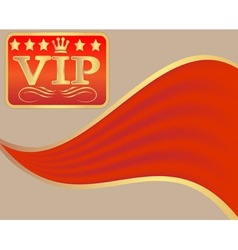 VIP Sign vector image