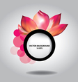 Colorful floral abstract background vector image
