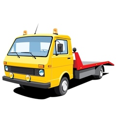 Tow truck vector image