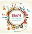 Travel and tourism background Travel and tourism background vector image
