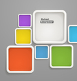 Squares vector image