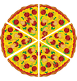 Pizza Slices vector image