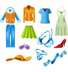 Woman clothes vector image