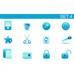 Web icons vector image