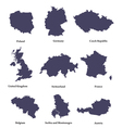 Europe map vector image