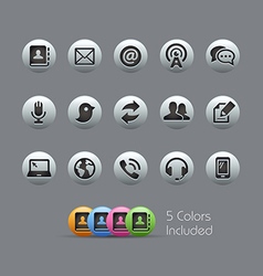 Communications Pearly Series Communications Pearly Series vector image