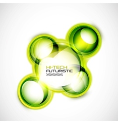 Abstract glass shapes vector image