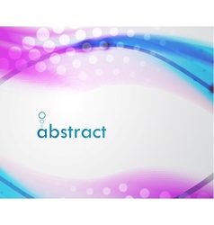 Abstract blur wave background vector image