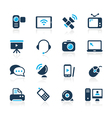 Communication Icons Azure Series vector image