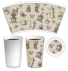 Cup of tea or coffee vector image