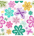 Vintage seamless pattern vector image