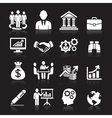 Business icons vector image