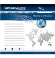 Web banner template vector image
