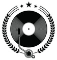 Vinyl record vector image