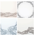Collection of Musical Backgrounds Graphics vector image