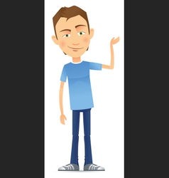 Young man vector image