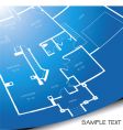 Floor plan unrolling vector image