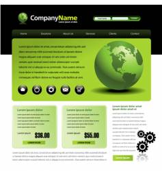 Web template vector image