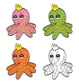 Cute octopus vector image