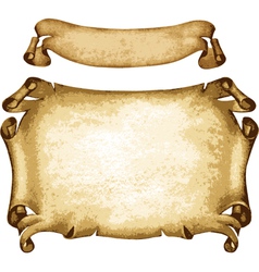 Old parchments vector image