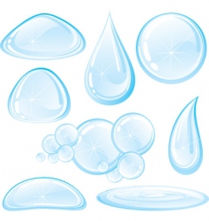 Water elements Water elements vector image