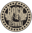 Rock festival vector image