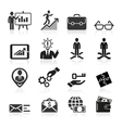 Business icons vector image