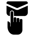 Check mail icon vector image