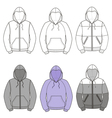 Hoodies vector image
