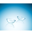 Contact lenses vector image