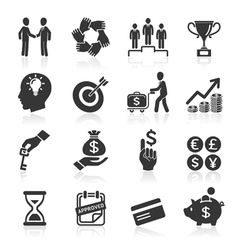 Business icons Business icons vector image