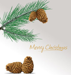 Merry Christmas background vector image
