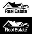 Real Estate logo design template House abstract vector image