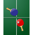Table tennis vector image