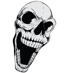 Skull vector image