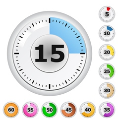 Timers vector image
