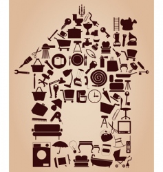 House graphics vector image