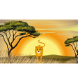 Leopard vector image