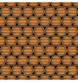 Wooden barrels vector image