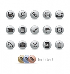 Interface icons vector image