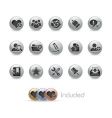 Blog and internet icons Blog and internet icons vector image