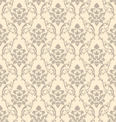 Damask seamless pattern vector image
