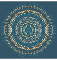 Mandala Indian decorative pattern vector image