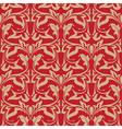 Red seamless wallpaper vector image