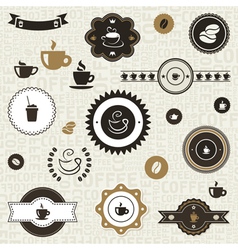 Coffee label2 vector image