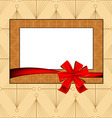 Vintage photo frame vector image